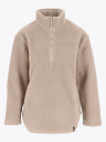 Twentyfour Mode Pile Half Zip Beige 44