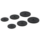 vidaXL Vektskiver 6 stk 30 kg støpejern
