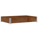  Plantekasse brun 120x80 cm heltre furu