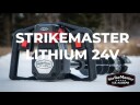 StrikeMaster 24V Lite-Flite Combo/EZ isbor med motor - 200mm