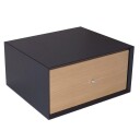 The Box Vegghengt Nattbord 40x20cm Med Skuff (Størrelse: 40x20, Fargekombinasjon: Grå Med Eik Skuff)
