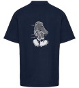 Hummel T skjorte hmlLøs Dark Sapphire m. Trykk 8 år 128 T skjorte Blå