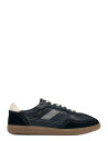 ALOHAS Tb.490 Rife Grain Black & White Leather Sneakers Black 36