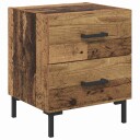  Nattbordskap Gammelt tre 40 x 35 x 47,5 cm Konstruert tre