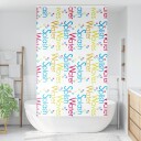 Dusjrullgardin med kassett 120x240 cm Stoffbredde 116 cm