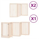 Vidaxl Hundeport Sammenleggbar 12 Paneler 300 cm Poppeltre