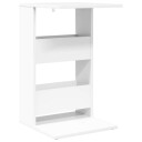 vidaXL Sidetabell Hvit 40 x 35 x 60,5 cm Konstruert tre
