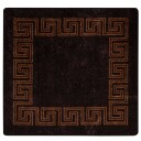  Teppe Runner MARSA Svart 100 x 100 cm Polyester og PVC