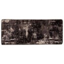  Teppe Runner MARSA Svart 100 x 250 cm Polyester og PVC