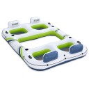 Bestway Hydro Force Flytende Øy Hvit og blå og grønn 302 x 219 cm PVC