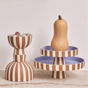 OYOY Toppu serveringsfat Ø20 cm Caramel lavendel