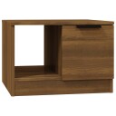 vidaXL Salongbord brun eik 50x50x36 cm konstruert tre