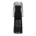 Twinset Dame Kjoler Svart S,