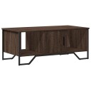  Salongbord brun eik 100x51x40 cm konstruert tre