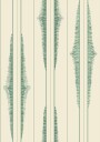 Boho ikat stripes green shades pattern Plakat Plakat / 100x150cm