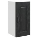 vidaXL Oppvaskmaskin-panel Kalmar Svart Eik 30 x 31 x 60 cm
