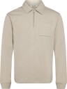 Selected Slmscott Ls Half Zip Sweat   OATMEAL   XXL
