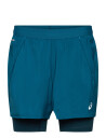 Asics Road 2 N 1 5In Short   Blue   XL