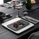 Villeroy & Boch Manufacture Rock rektangulær frokosttallerken 28x17 cm svart