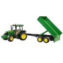 Bruder John Deere 5115m Med Henger Bror 2108