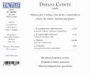 Eugenia Lentini, Cosimo Linoci, Matteo Sebastiani, Diego Conti  Musica per violino, clarinetto e pianoforte  CD