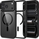 Tech-Protect Magmat Magsafe CC-etui til iPhone 17 Pro Max / 18 Pro Max – Gjennomsiktig svart