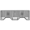  TV-benk grå sonoma 122x34x41 cm konstruert tre 848587