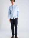 Lindbergh Yarn Dyed Oxford Superflex Shirt Blue M