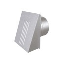 Flexit Ventilatorventil m/spjeld sort Ø125 - 49205