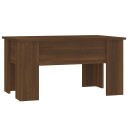 vidaXL Salongbord brun eik 79x49x41 cm konstruert tre