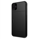 iPhone 11 Hybrid-deksel med Skyvekortspor Svart