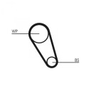 Registerreimsett med vannpumpe CONTITECH CT1169WP4