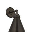 Visual Comfort Parkington Small Single Wall Light Bronze