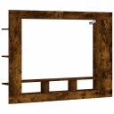  TV benk røkt eik 152x22x113 cm konstruert tre