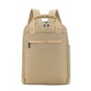 GOLLA Orion 15,6" ryggsekk for bærbar PC i nylon og lær - kaffe