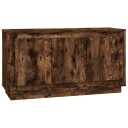 vidaXL Skjenk røkt eik 102x35x55 cm konstruert tre