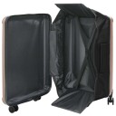  Sammenleggbar koffert Hardt skall 28'' Rosa Gull 50x30x76 cm ABS