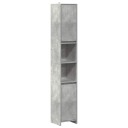  Baderomsskap betonggrå 30x30x183,5 cm sponplate 8721158435880