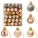 vidaXL Juleballsett 150 stk. Rosegull 3 cm Polystyren