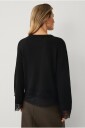 Ellos Collection - Genser med blondedetalj - Svart