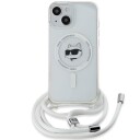 Karl Lagerfeld Choupette Hardcase Gjennomsiktig Etui for iPhone 13/14/15 6.1" med MagSafe