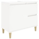vidaXL Baderomsskap hvit 65x33x60 cm konstruert tre