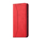 Hurtel Magnet Fancy Case for Samsung Galaxy S23+ Flip Cover Wallet Stand Red