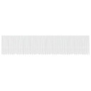  Gardiner med gardiner Blomster Hvit 1200 x 180 cm Polyester