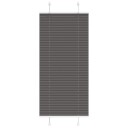  plisségardin sort 55x100 cm Stoff Bredde 54,4 Polyester