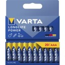 Varta Longlife Power AAA Alkaline Batteri 20-pakning