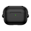 Beskyttelsesveske med stativ for AirPods 4 Svart