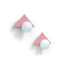 Swedish Ninja - Candy Little Triangle Vegglampe Bubblegum Pink Swedish Ninja