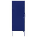 vidaXL Oppbevaringsskap marineblå 42,5x35x101,5 cm stål