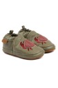 Mikk line Leather Slipper   3D   Khaki green   24/36M